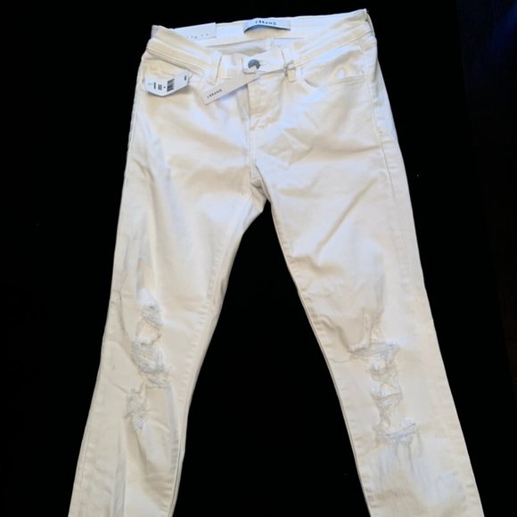 J Brand White Ripped Jeans - Brand New, Tags On - Picture 1 of 5